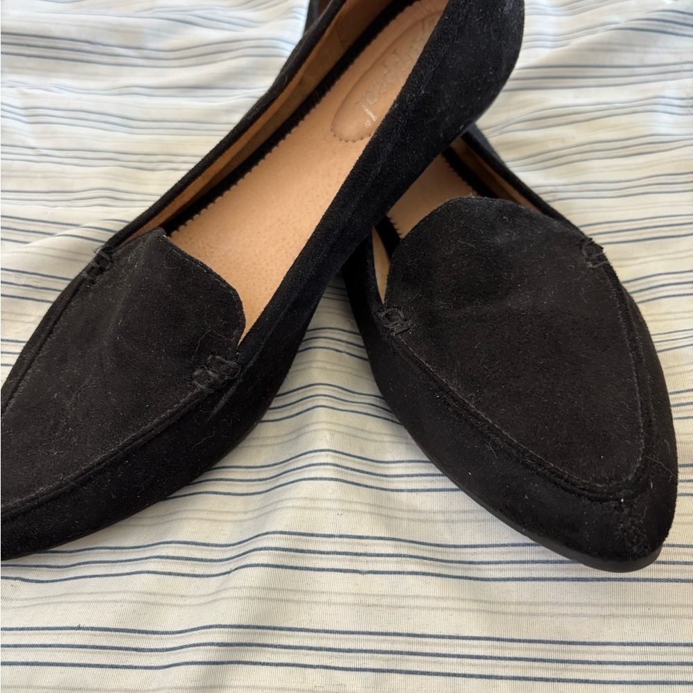 Xappeal Black Suede Flats